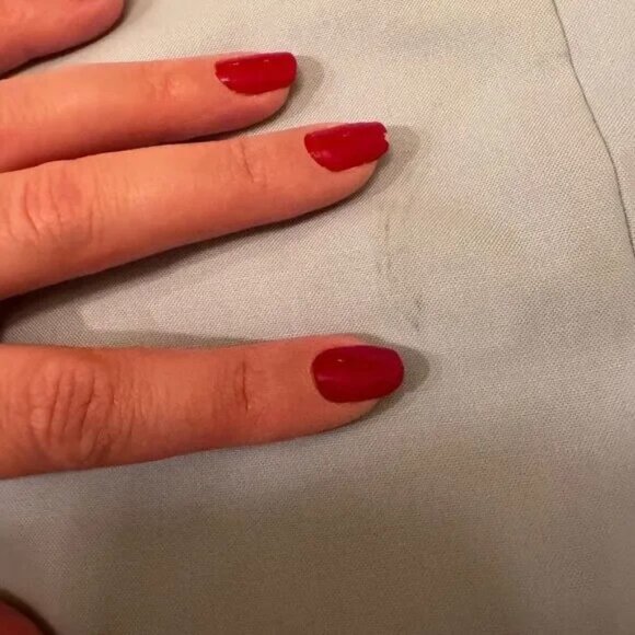 THEORY Treeca 2 SKY Blue Traceable Wool Cropped Pant NWT (flawed) Size 18 - Picture 5 of 15